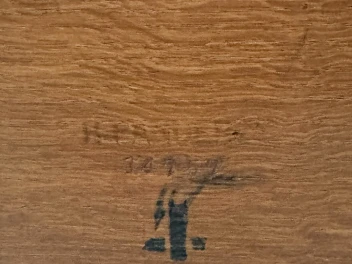 Hendrik Wouda Art Deco Modernist Single Bed for Pander, 1924